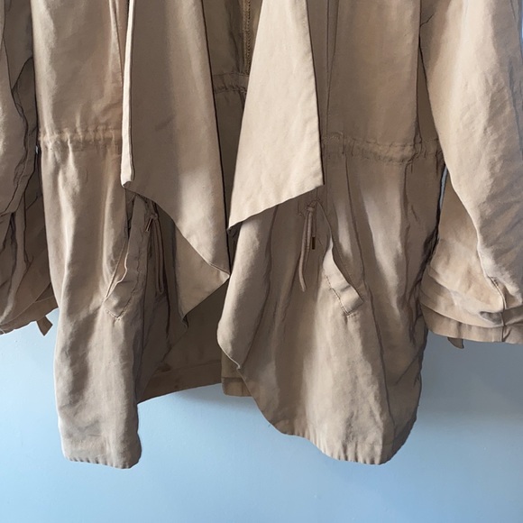 Torrid Tan Draped Utility Jacket - Picture 4 of 11